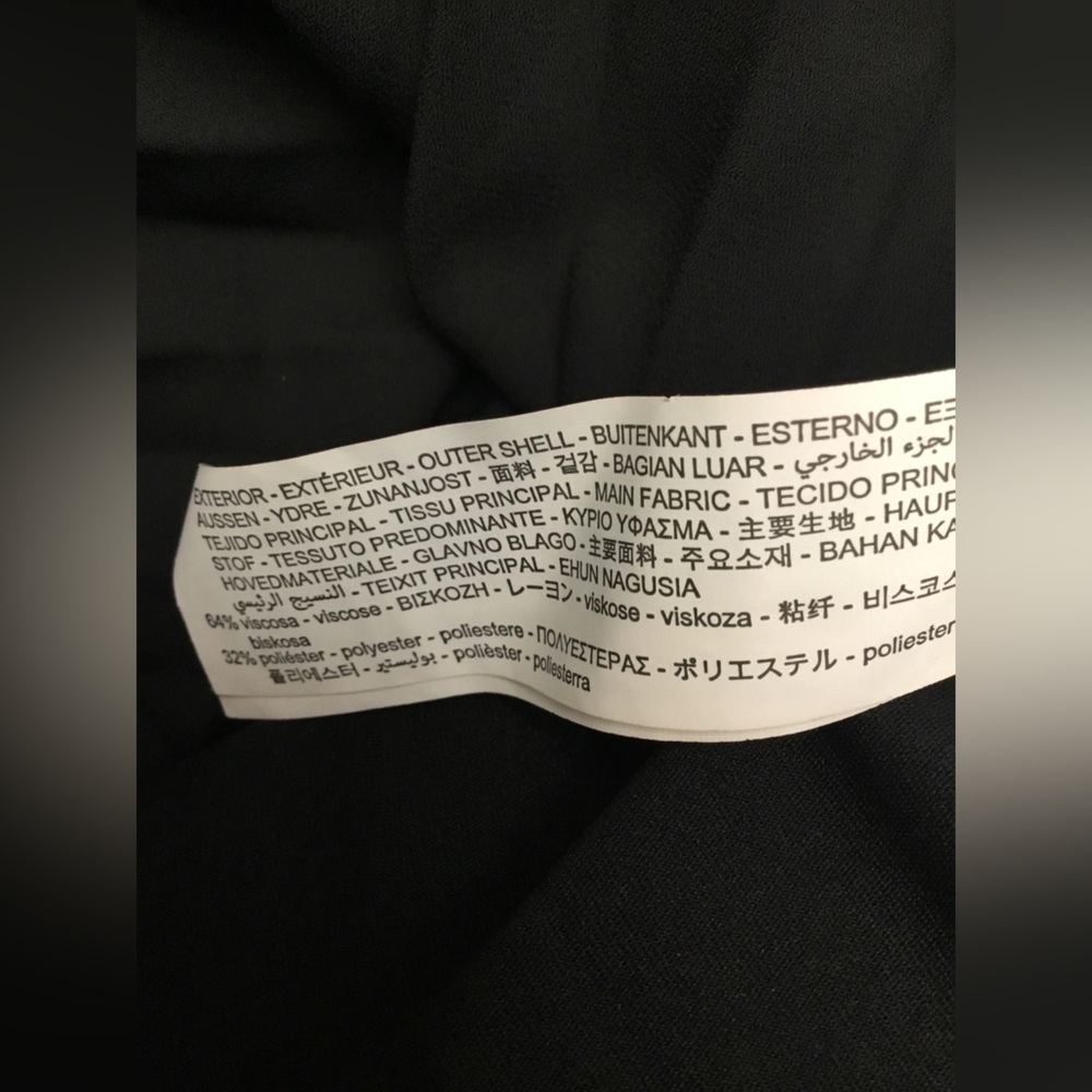Zara Elegant Black Long Sleeve Dress - Picture 14 of 14